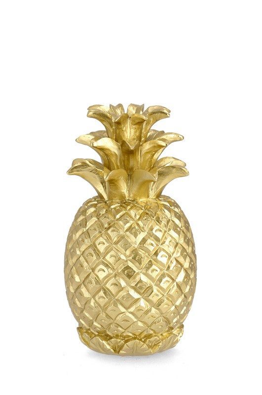 0130052 decorazione ananas surabaya oro h30 1672857193