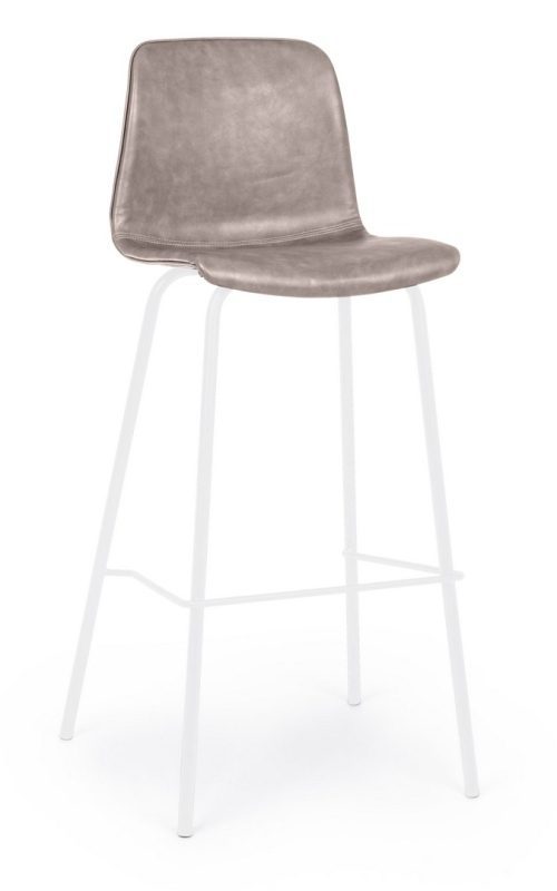 0734361 sgabello bar kyra bianco pu beige vint 1709179625